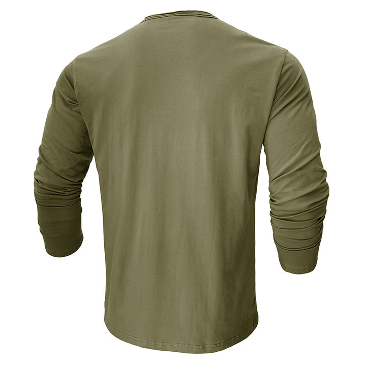 Herren Langarm T-Shirt mit modernem Schnitt und atmungsaktivem Material Echoarchiv