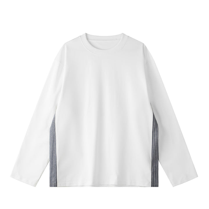 Unisex Oversize-Sweatshirt mit seitlichen Streifenpaneelen und Rundhals Echoarchiv