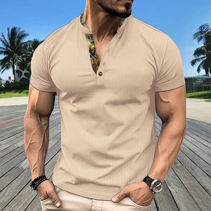 Herren Kurzarm Poloshirt mit hochwertigem Kragen Echoarchiv