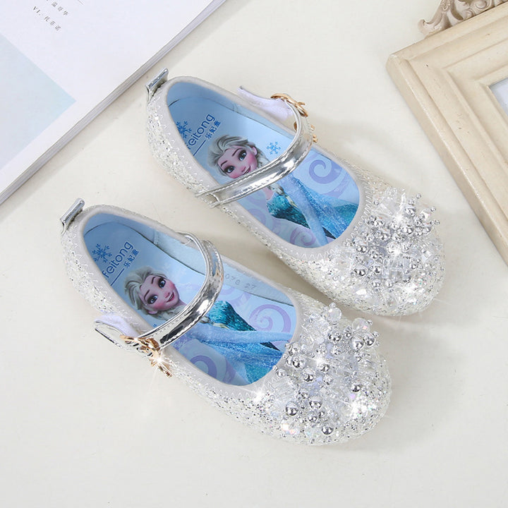 Mädchen Ballerina Schuhe mit funkelnden Perlenapplikationen Echo Archiv