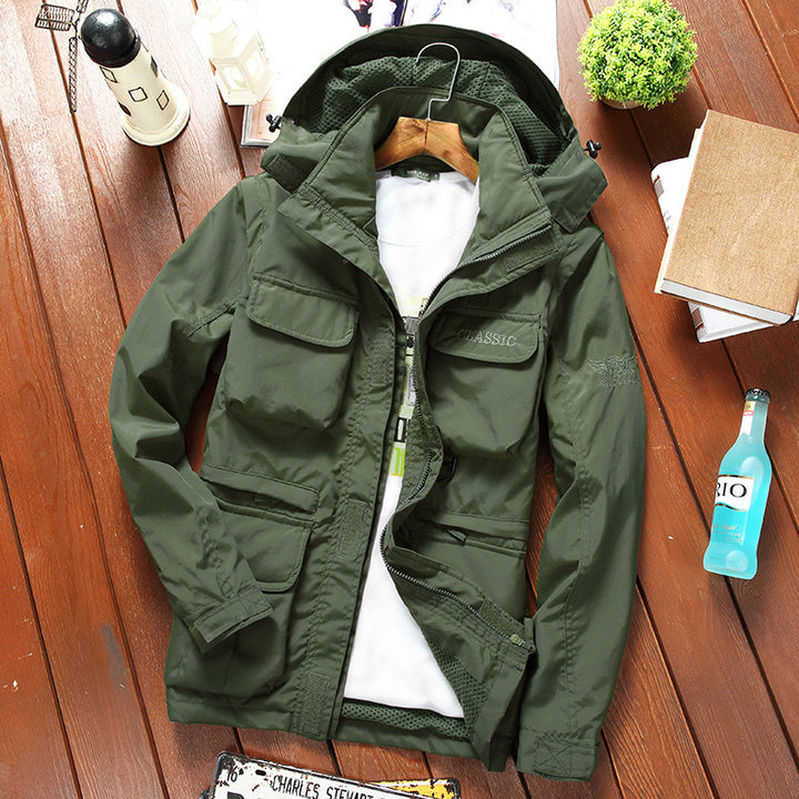 Herren Funktionale Outdoorkombination Jacke Echo Archiv