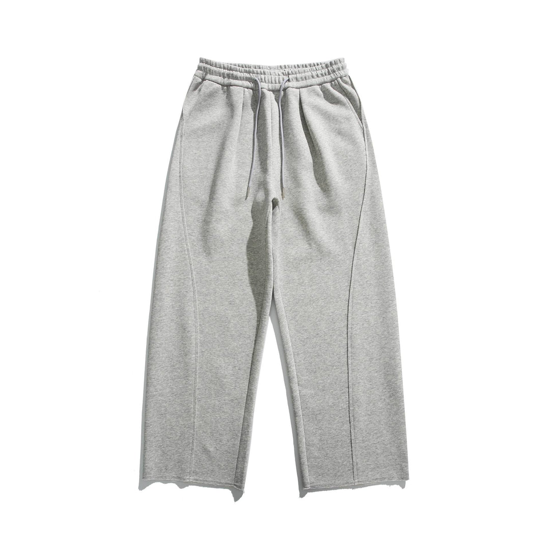 Damen Cropped-Sweatpant mit rohem Saum, elastischem Bund und seitlichen Eingrifftaschen Echoarchiv