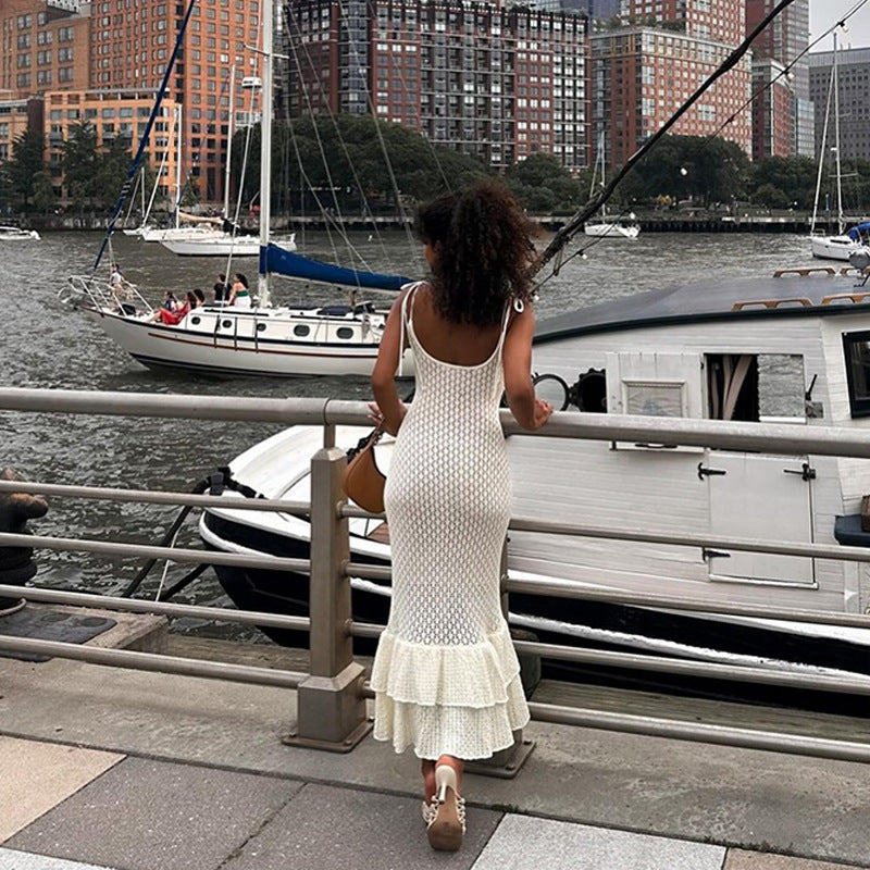 Damen elegantes Sommerkleid mit Schößchen Echo Archiv
