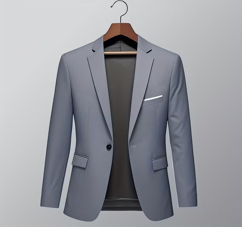 Herren nan taillierter Business-Sakko mit Stretchkomfort und modernem Revers Echo Archiv
