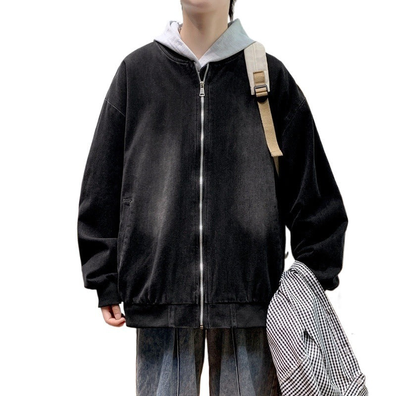 Herren entspannte Baumwolljacke im lässigen Stil Echoarchiv