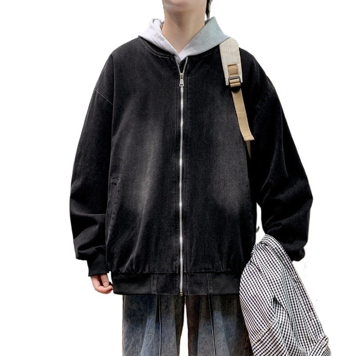 Herren entspannte Baumwolljacke im lässigen Stil Echoarchiv