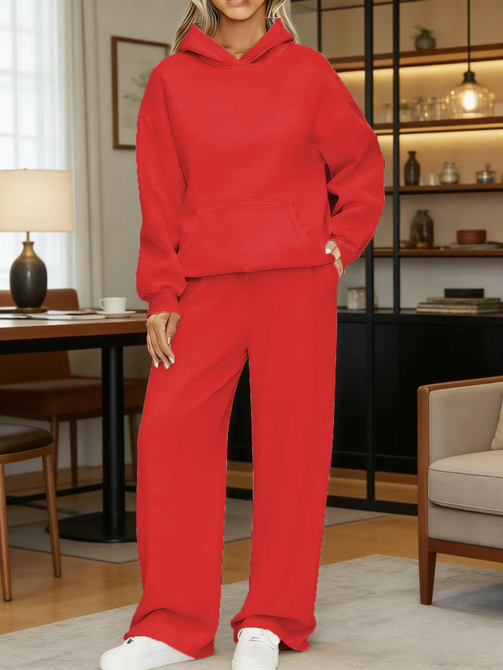 Damen nan kuscheliges Oversize Hoodie und weite Jogginghose Set Echo Archiv