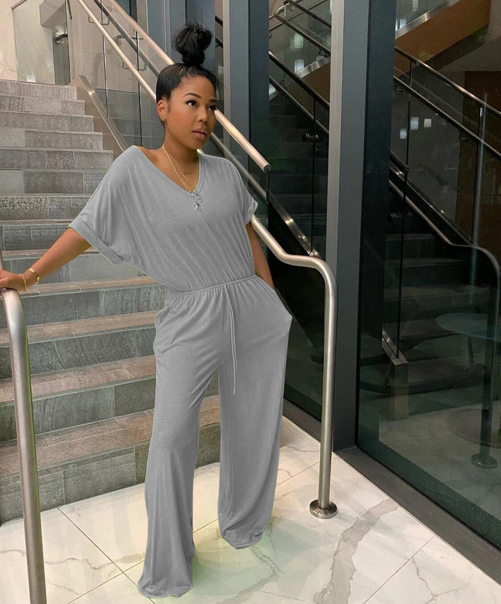 Echoarchiv | V-Ausschnitt Jumpsuit für Frauen Jane