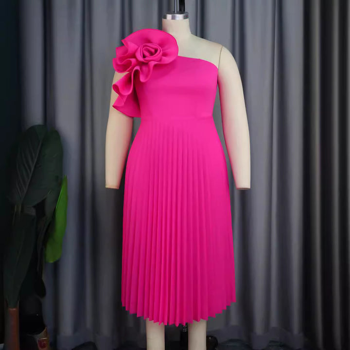 Damen elegantes Cocktailkleid mit voluminöser Blütenapplikation Echo Archiv