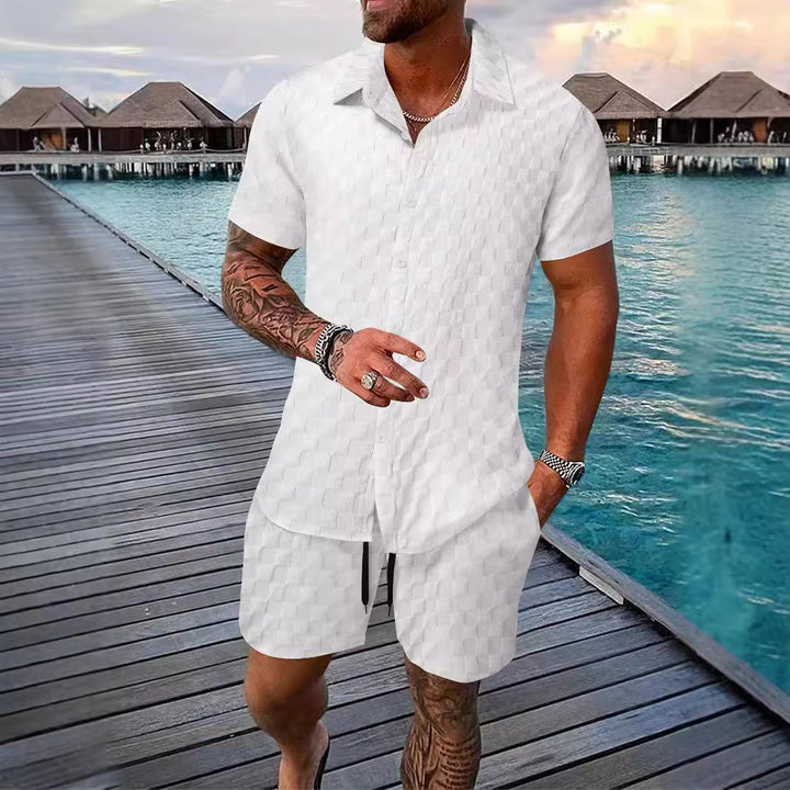 Herren Texturiertes Urlaubsoutfit Echoarchiv