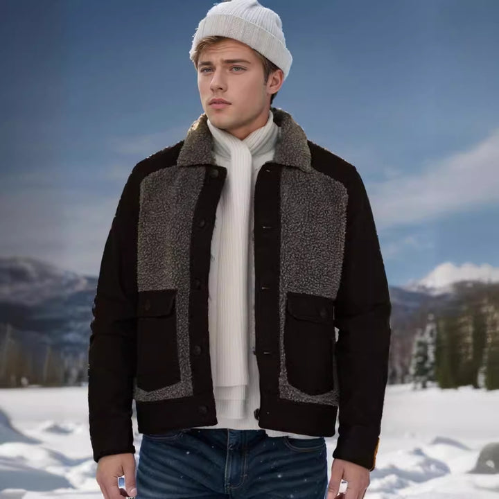 Herren Übergangsjacke mit weich gefütterter Innenseite und praktischen Taschen Echoarchiv