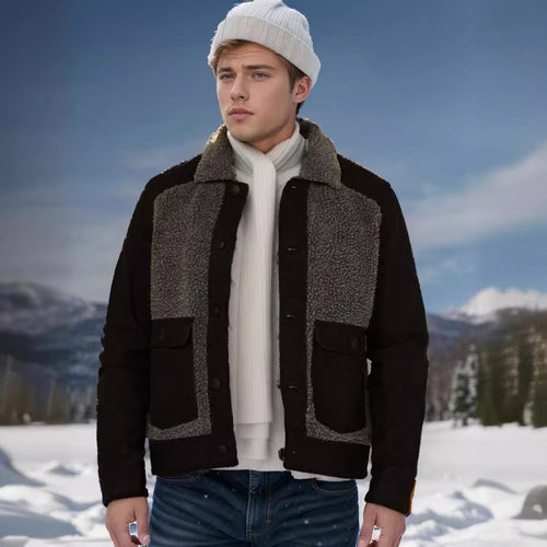 Herren Übergangsjacke mit weich gefütterter Innenseite und praktischen Taschen Echoarchiv