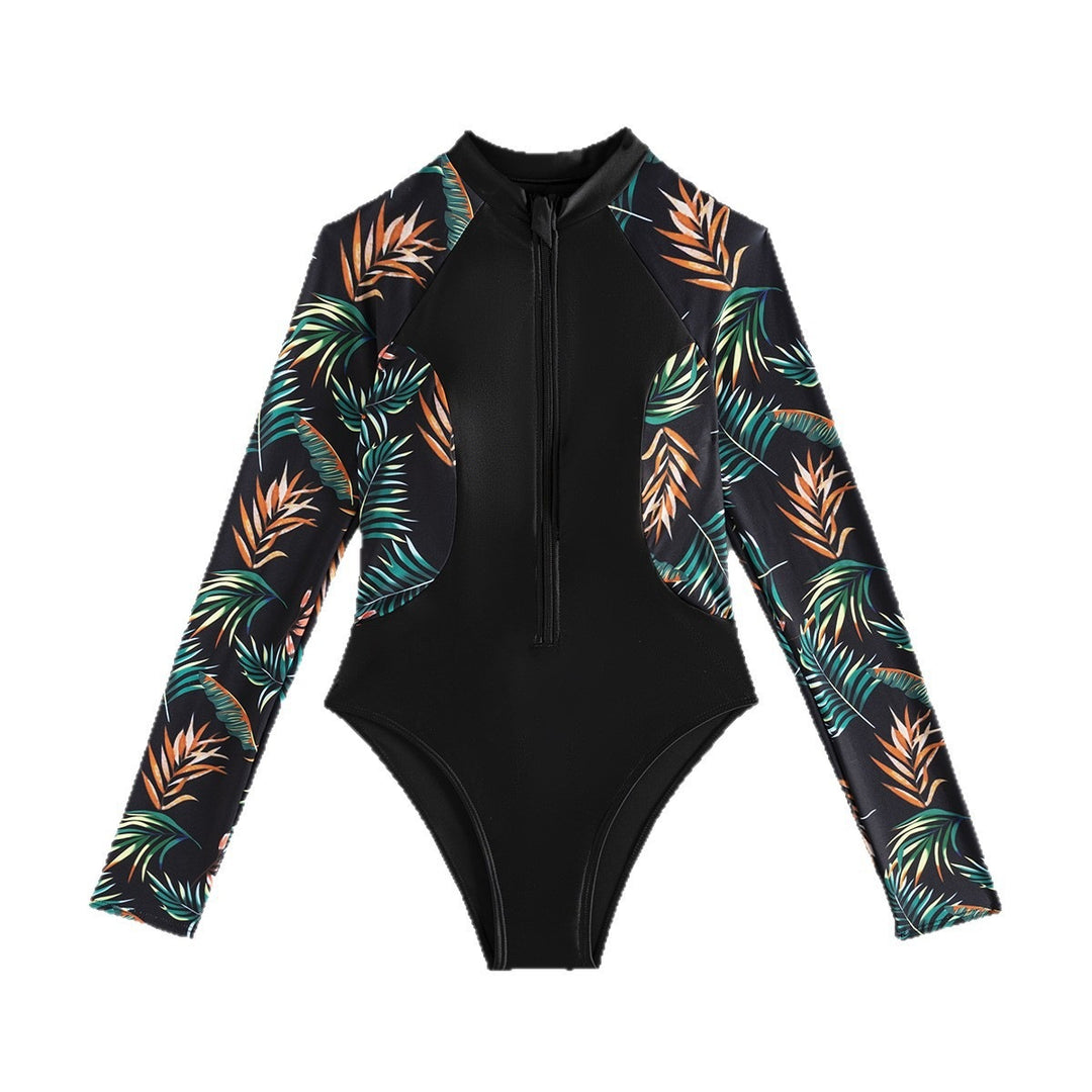 Damen Langärmliger Neopren-Schwimmanzug Echo Archiv