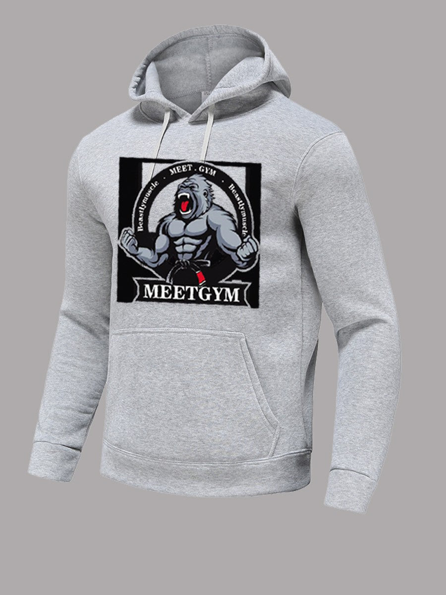 Herren Sweatshirt mit inspirierendem Gorilla-Design Echoarchiv