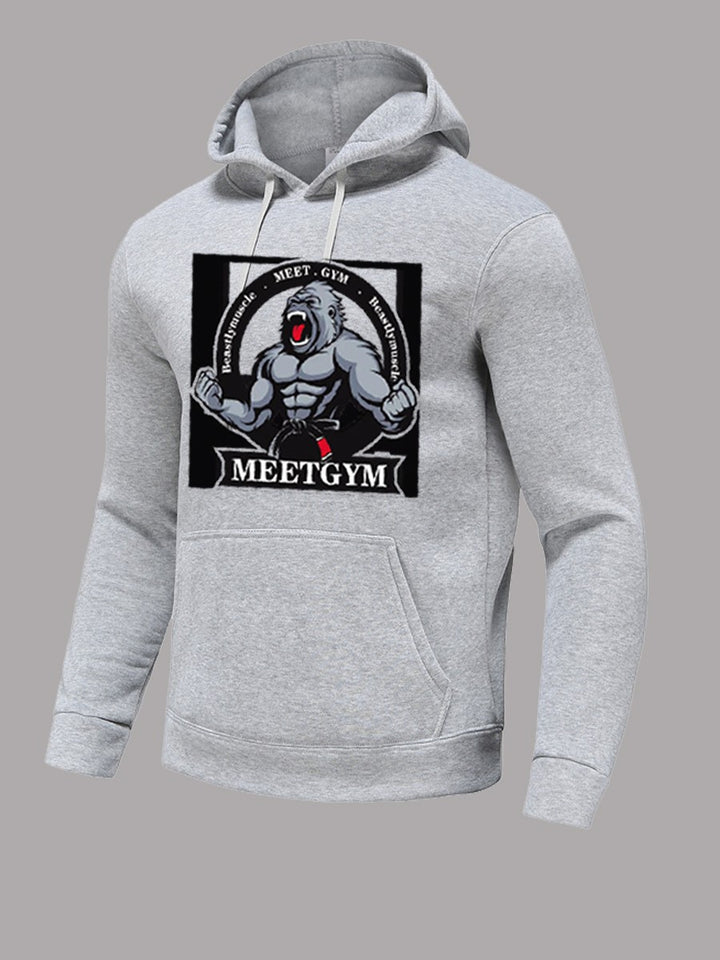 Herren Sweatshirt mit inspirierendem Gorilla-Design Echoarchiv
