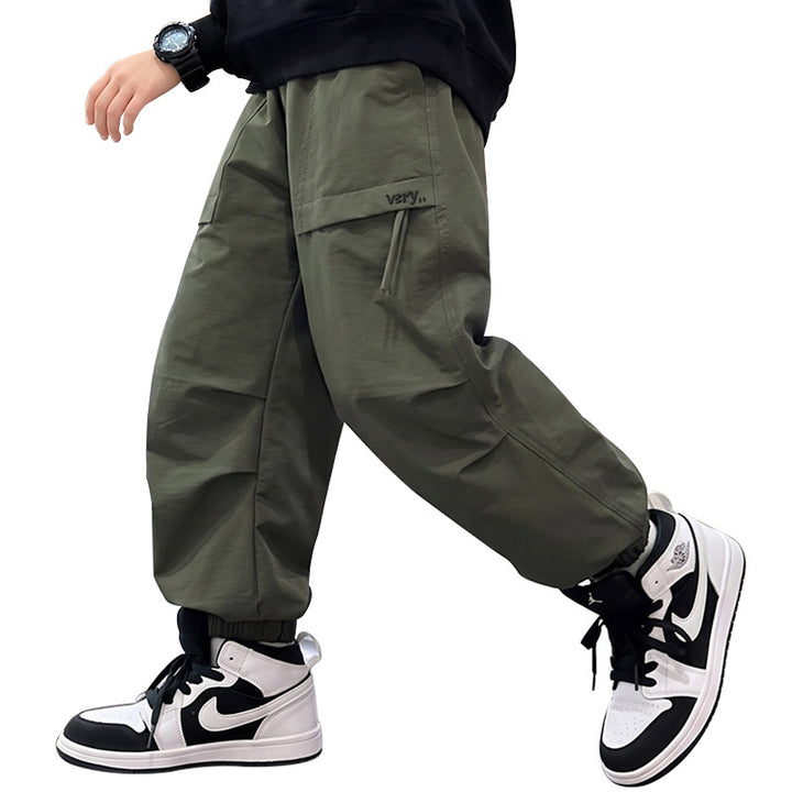 Herren Cargo-Hose mit verstellbarem Bund und Taschen Echo Archiv