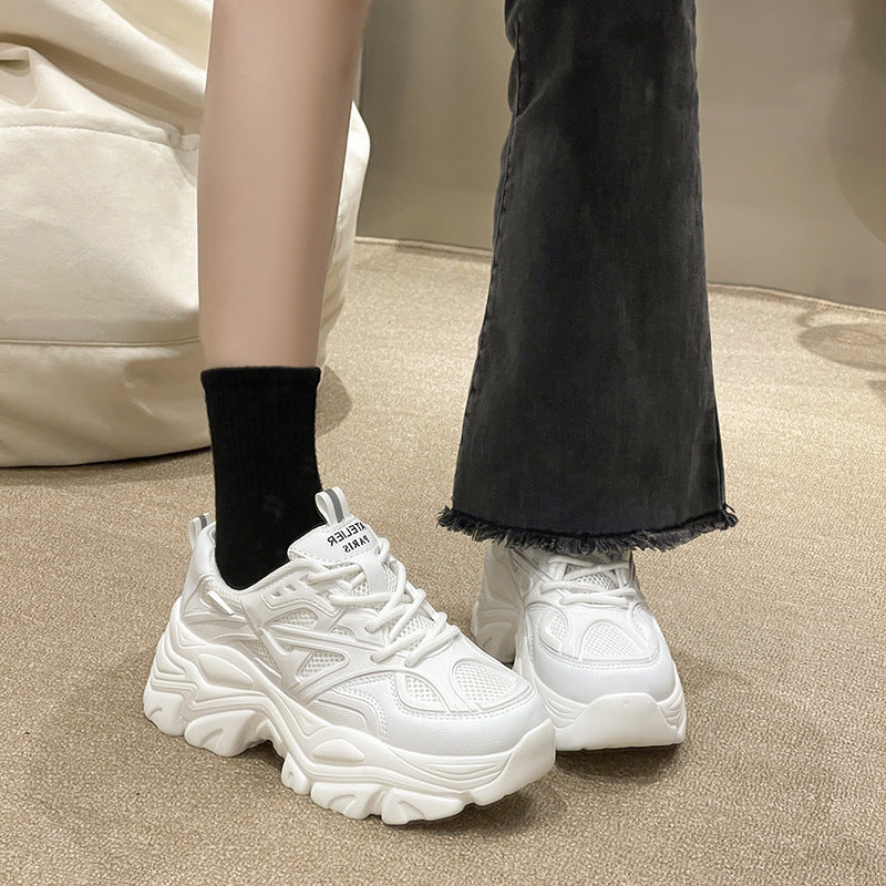 Damen Sportliche Chunky Sneaker mit atmungsaktiver Mesh-Oberfläche Echo Archiv