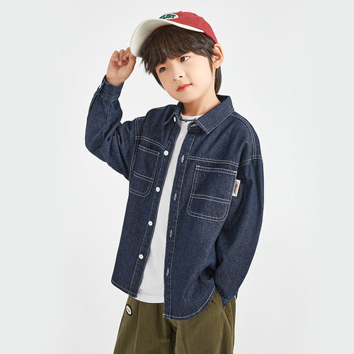 Unisex Denim-Hemd Jacke Echo Archiv