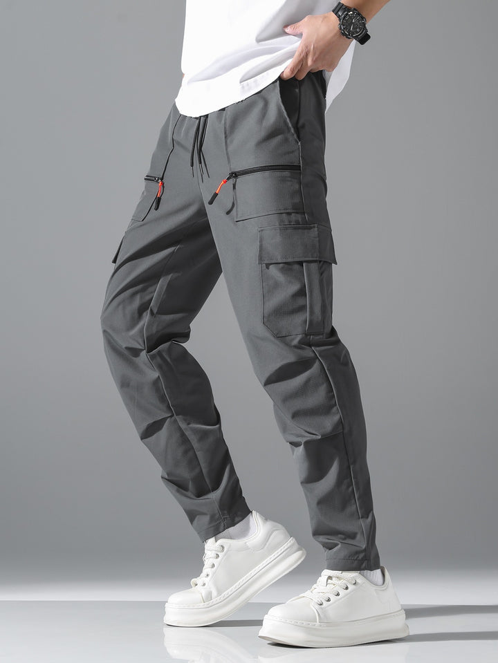 Herren Bequeme Cargo-Hose mit elastischem Bund Echo Archiv