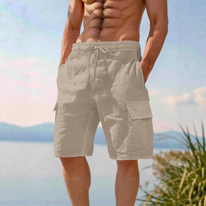 Herren Cargo-Shorts mit elastischem Bund und praktischen Seitentaschen Echoarchiv