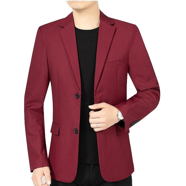 Herren Glencheck-Sakko Slim Fit aus Wollmischung mit dezentem Overcheck – Tianoro