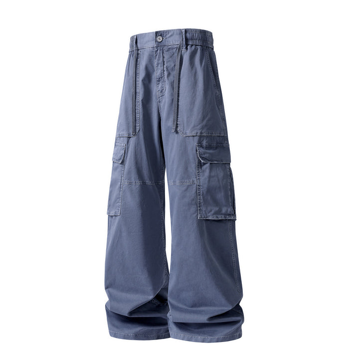 Herren Extraweite Utility-Cargo-Hose im Baggy‑Cut mit elastischem Bund und Mehrfachklappentaschen Echo Archiv