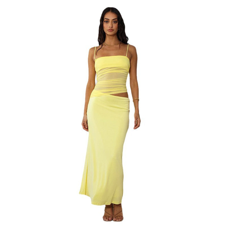 Damen Maxikleid mit ansprechendem Wickeldesign und eleganten Cut-Outs Echo Archiv