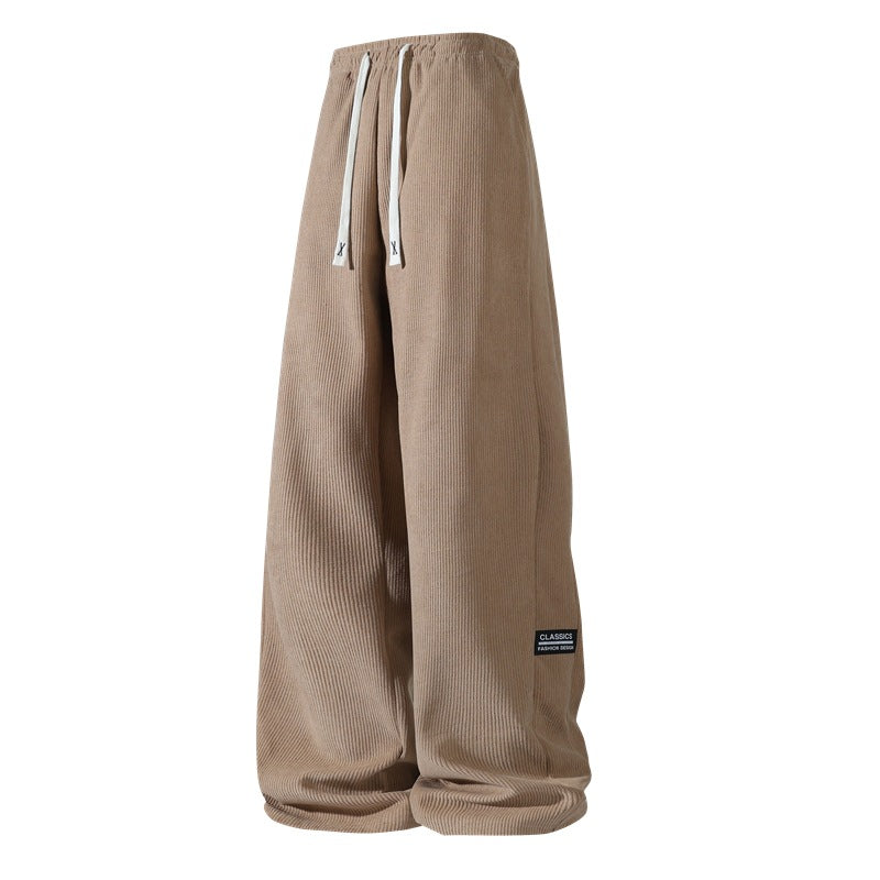 Damen Gefütterte Cord-Jogginghose mit Teddyfutter, Kordelzugbund & Seitentaschen Echoarchiv