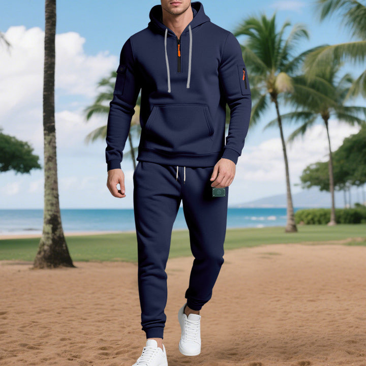Herren Freizeit-Sweatset mit praktischen Taschen und Kordelzug Echoarchiv