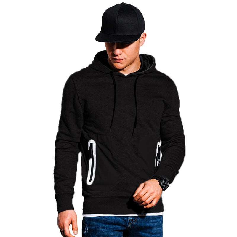 Herren Kapuzenpullover mit funktionalen Taschen und stylischem Design Echoarchiv