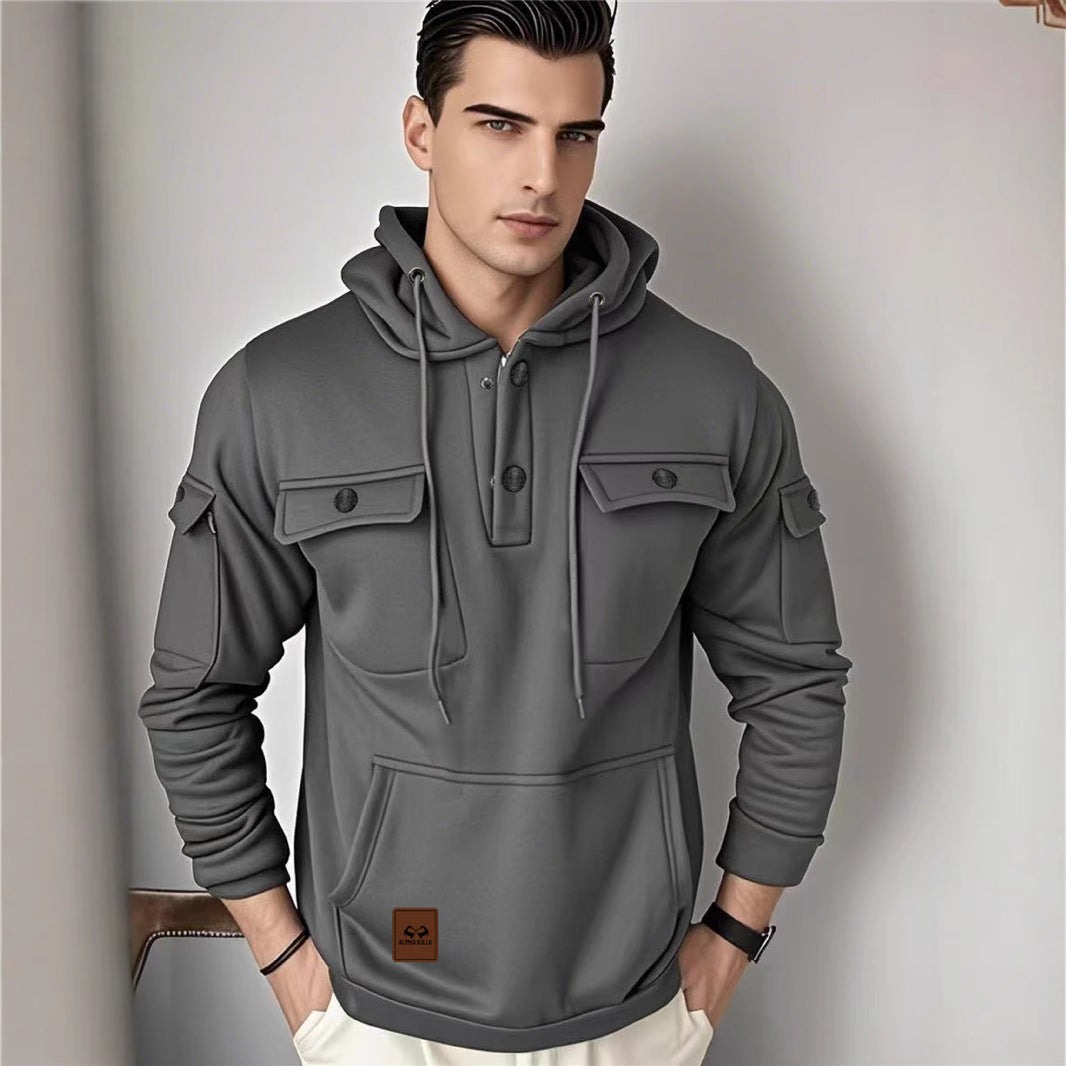 Herren Multifunktionale Kapuzenjacke Echo Archiv