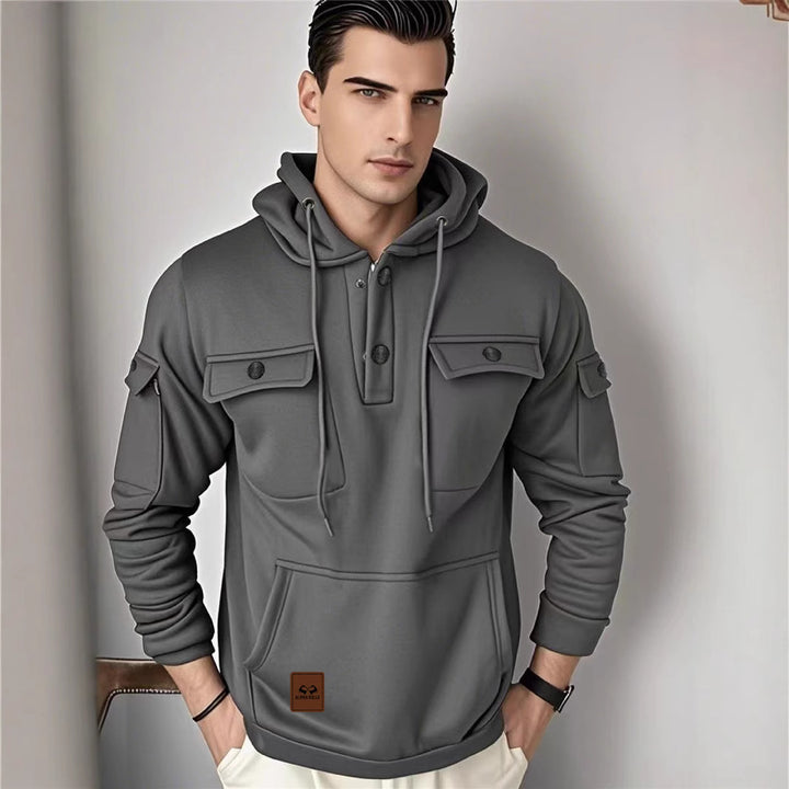 Herren Multifunktionale Kapuzenjacke Echo Archiv