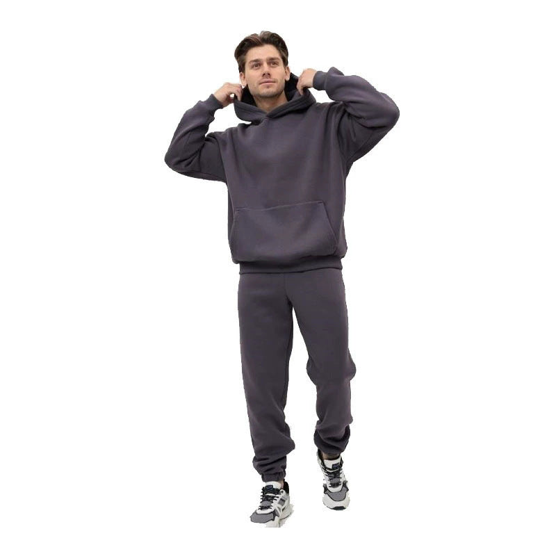 Herren bequemer Kapuzenpullover und Jogginghose Set Echoarchiv
