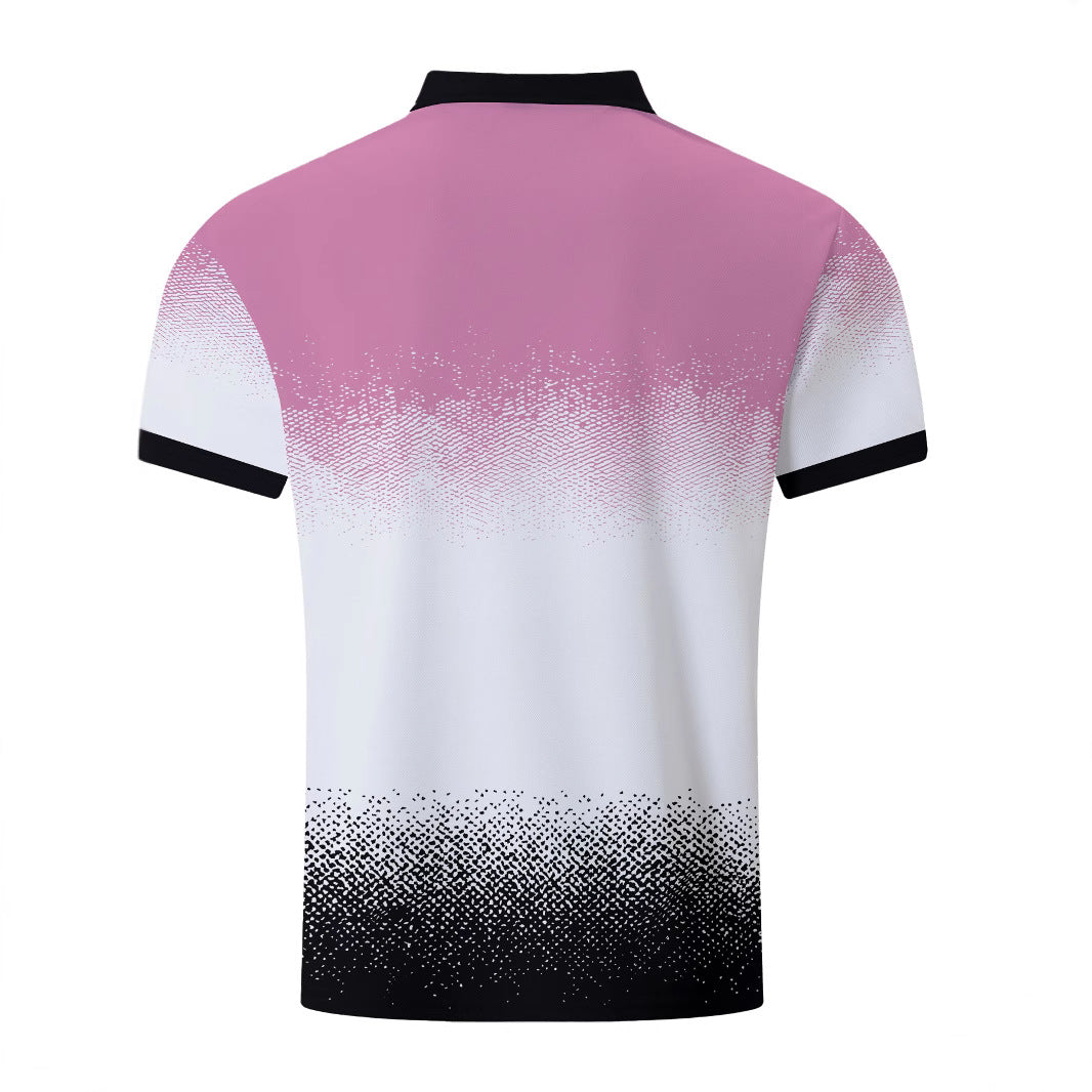 Herren Poloshirt mit geschmackvollem Farbverlauf Echoarchiv