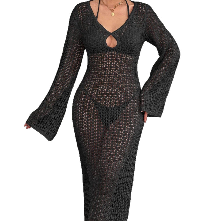 Damen Häkel-Strandkleid mit elegantem Schlitz Echo Archiv