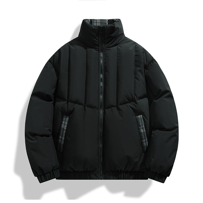 Herren isolierte Steppjacke mit hohen Kragen und praktischen Taschen Echoarchiv