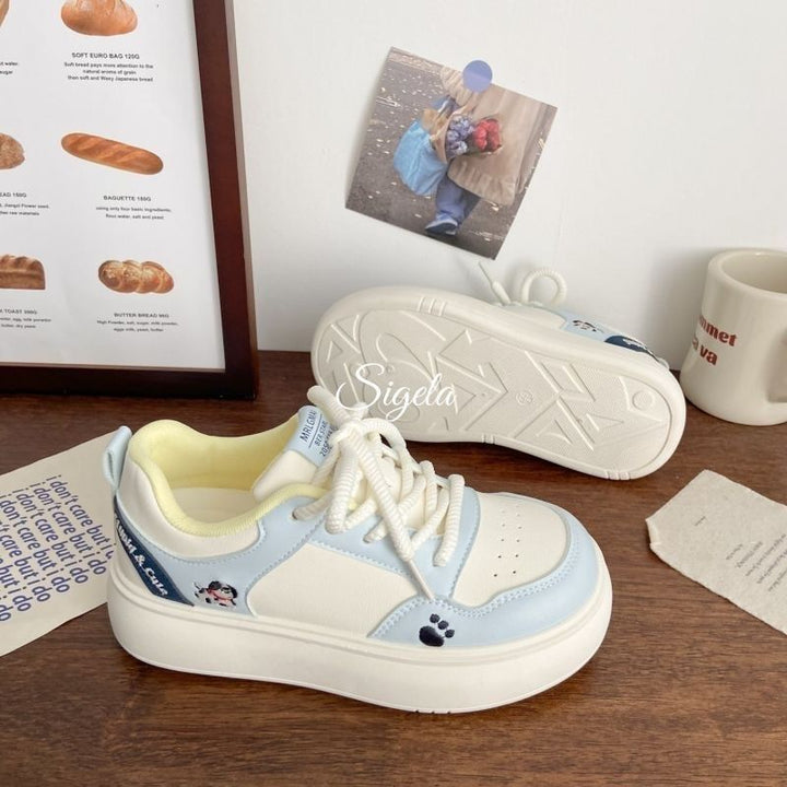 Damen Trend-Sneaker mit verspieltem Tiermotiv und federnder Sohle Echo Archiv