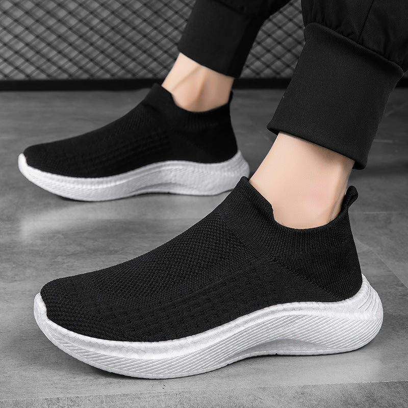 Herren nan nahtloser Strick-Schlupfschuh mit ergonomischer Zwischensohle und Fersenlasche Echo Archiv