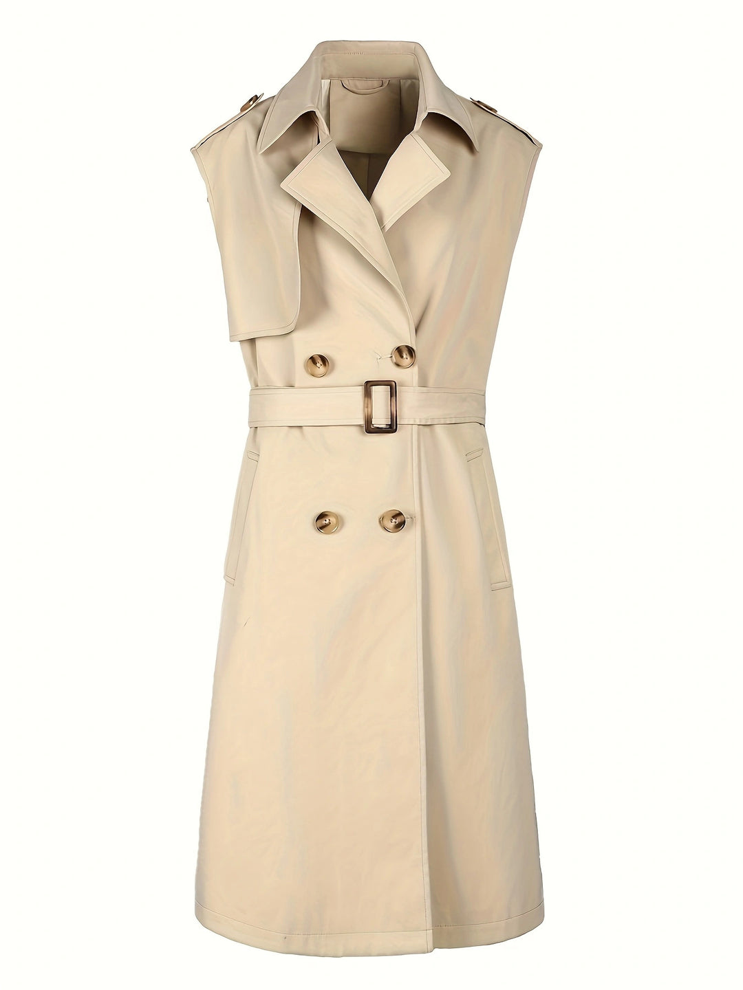 Damen Eleganter Trenchcoat mit Gürtel Echo Archiv