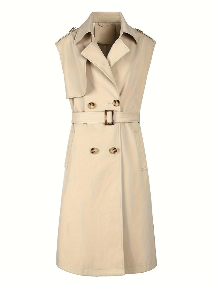 Damen Eleganter Trenchcoat mit Gürtel Echo Archiv