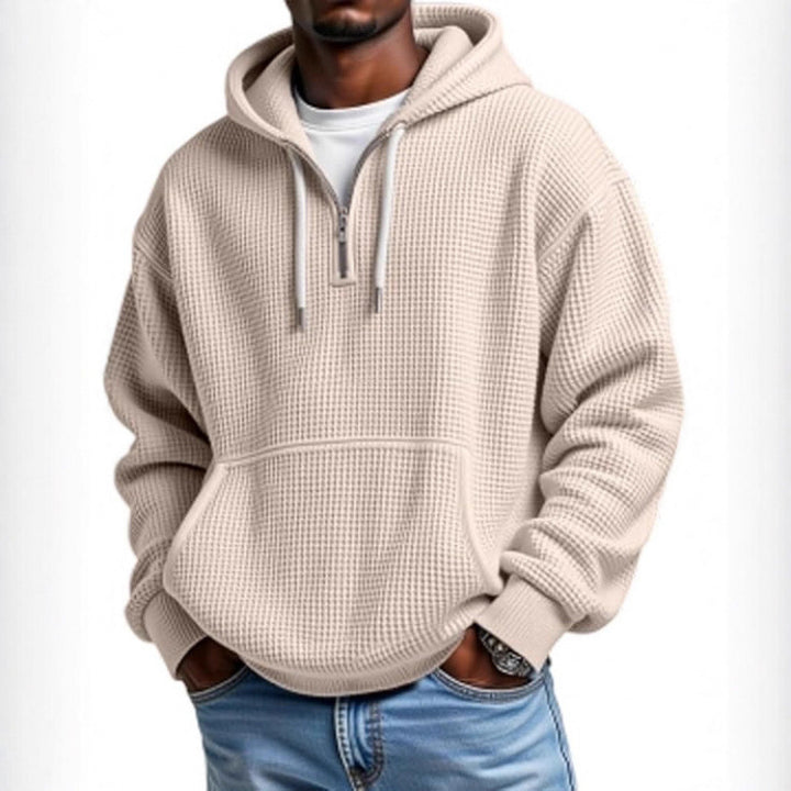 Herren lässiger Hoodie mit innovative Struktur Echoarchiv