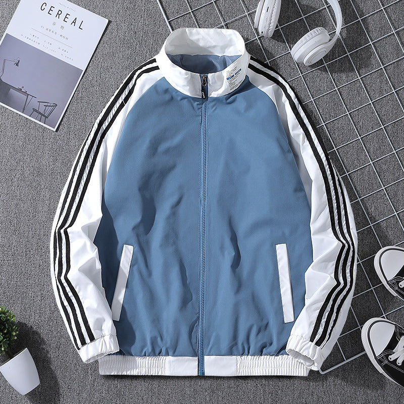 Herren Sportliche Übergangsjacke mit Reißverschluss und seitlichen Taschen Echo Archiv