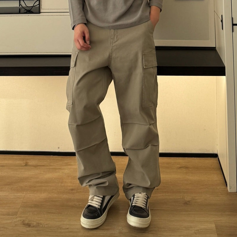 Damen Modische Cargo-Hose mit weitem Schnitt Echo Archiv