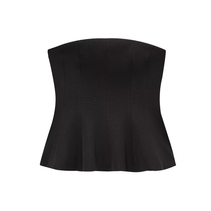 Damen Bustier-Oberteil mit figurformendem Schnitt und elegantem Plissee Echo Archiv