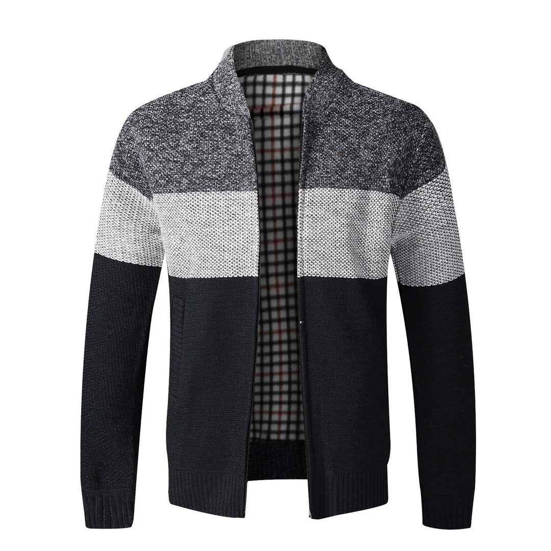Herren sportlicher Strickcardigan mit modernem Design Echoarchiv