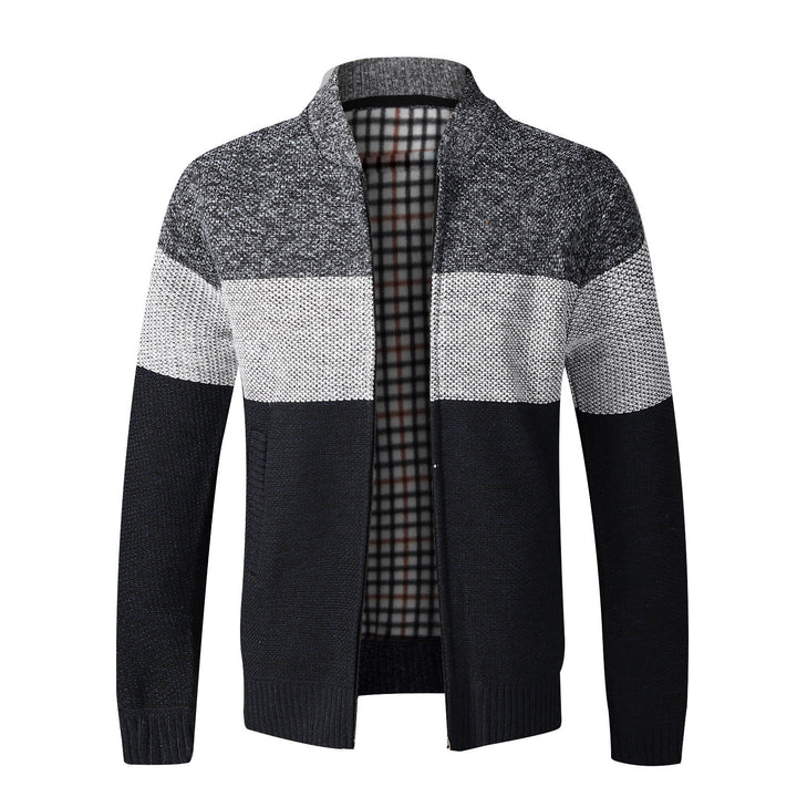 Herren sportlicher Strickcardigan mit modernem Design Echoarchiv