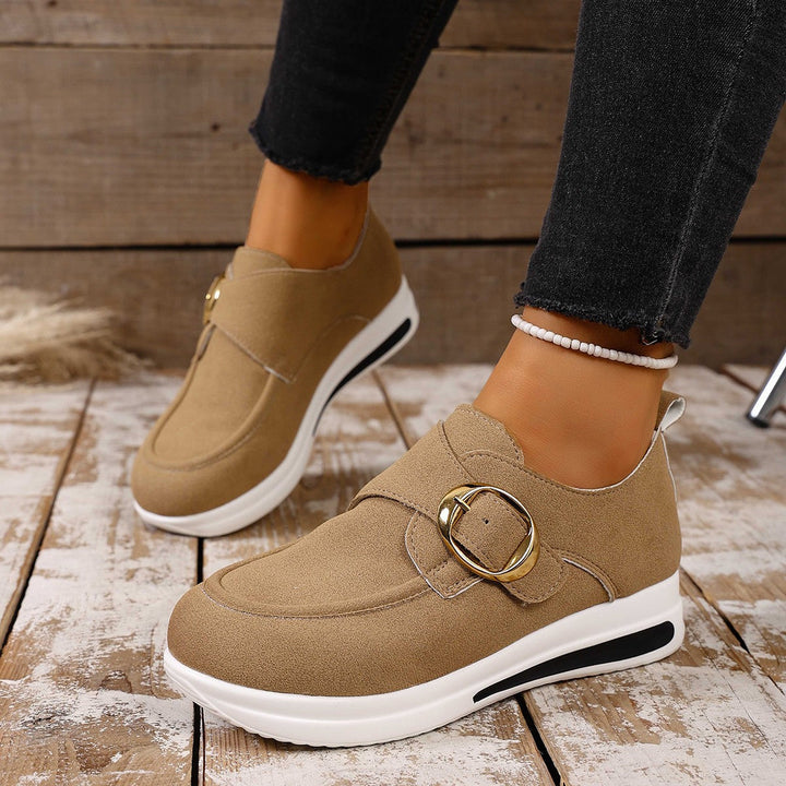 Damen Sneaker mit modischem Schnallenverschluss und bequemer Sohle Echo Archiv