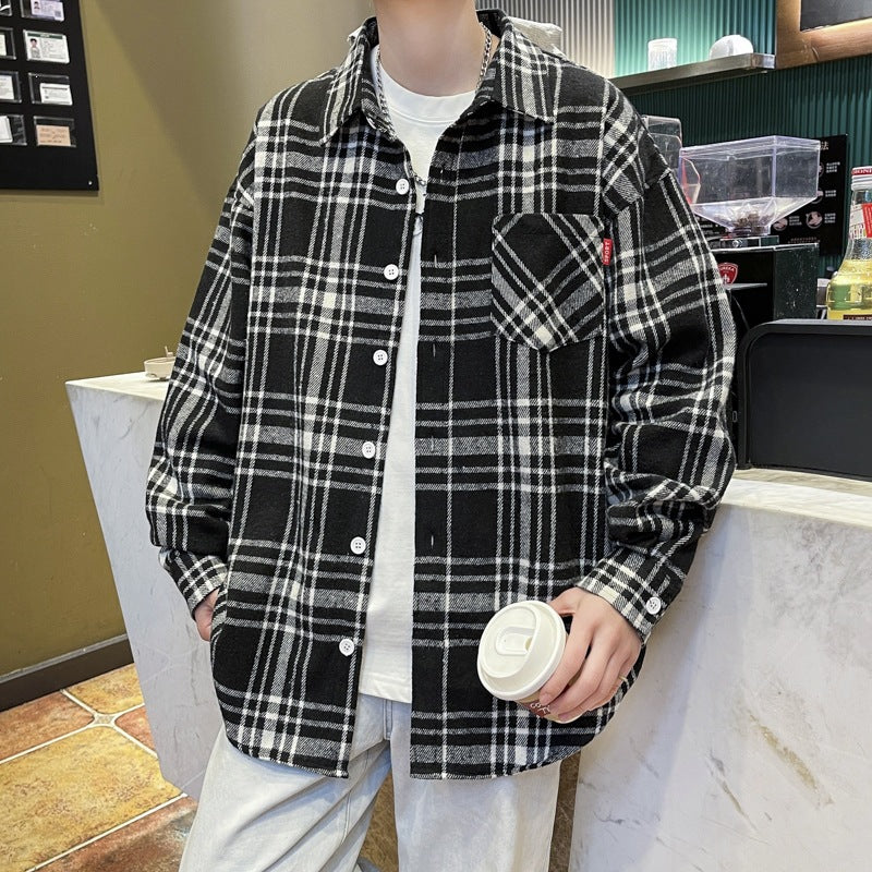 Unisex Karierte Flanellhemd Echo Archiv