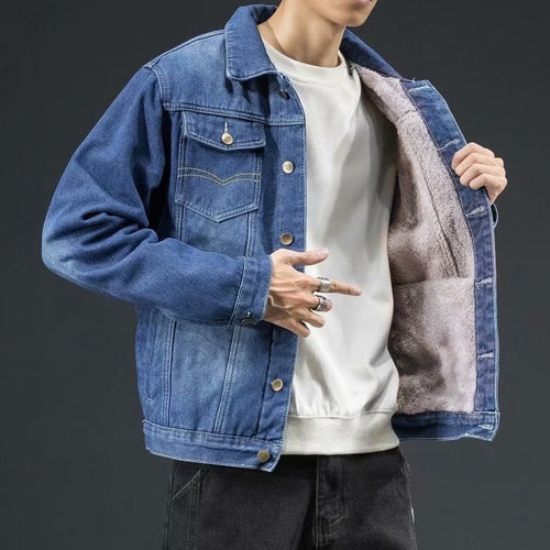 Herren Denimjacke mit Fleecefutter Echoarchiv