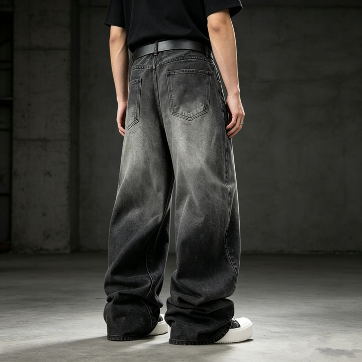 Herren Weit geschnittene Destroyed Jeans Echoarchiv